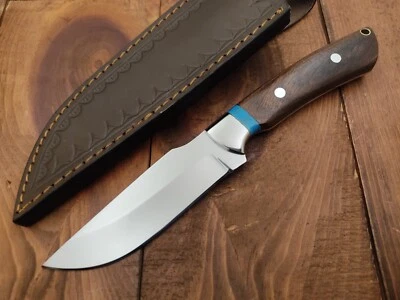 Custom Handmade 12c27 Steel Survival Camping Outdoor Hunting Knife Fixed Blade - Image 1 of 4