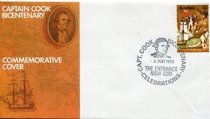 1970 Captain Cook Bicentenary The Entrance - Commemorative cover - Picture 1 of 2