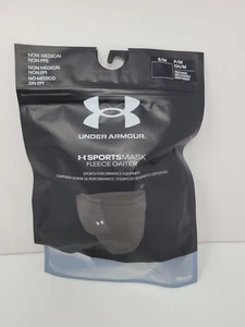 Under Armour Sportsmask Fleece Gaiter Black/Charcoal S/M 1369735 New - Picture 1 of 9