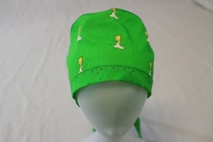 Green Hedges Style Surgical Scrub Cap Chemo Dental Hat - Picture 1 of 5