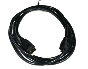 Black 6Ft Micro USB Charging Cable Data Sync Charger Cord for Android Samsung LG - Picture 1 of 3
