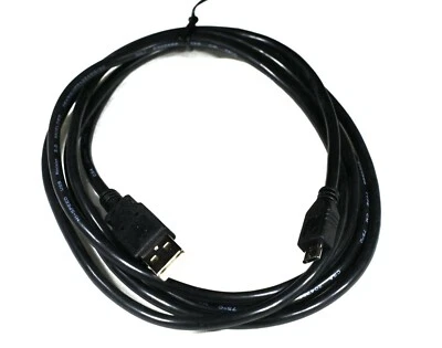 Black 6Ft Micro USB Charging Cable Data Sync Charger Cord for Android Samsung LG - Image 1 of 3