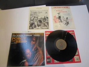 LP + 2  Summertime  Porgy & Bess Opera 1935 VTG Sheet Music  Gershwin  +2  YX34 - Picture 1 of 2