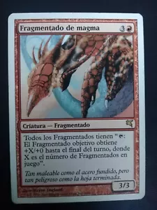 MTG MAGMA SLIVER (Fragmantado de Magma) MP VERY RARE SPANISH Salvat-Hachette - Picture 1 of 12