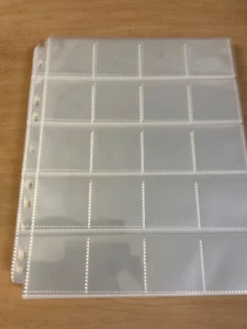 25 Ct. - Guardhouse Shield 20-Pocket Pages for 2X2 Coin Holders - Picture 1 of 5