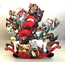Vtg. Santa's Workshop - Christmas Menagerie with Mechanical Parts & Music  VIDEO