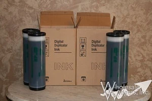 4 tintas HD negras de alta densidad compatibles con Riso S-4386 para Risograph S4386 - Imagen 1 de 3