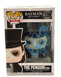 Autógrafo firmado por Danny DeVito Batman Returns Funko Pop 339 Penguin Beckett BAS - Imagen 1 de 5