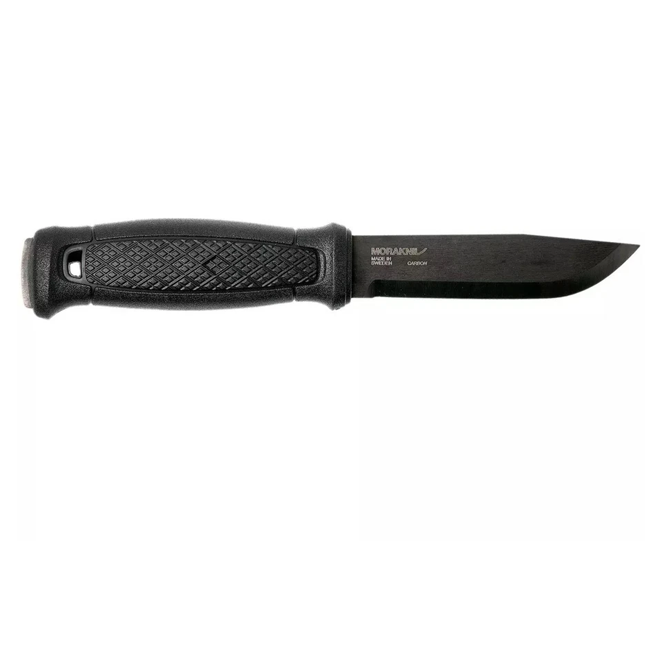 MORAKNIV Garberg black C Bushcraft knife multi-mount carbo steel fixed blade - Image 1 of 4