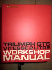 Official Triumph GT6 & Vitesse 2 Litre factory workshop manual 2-4 edition
