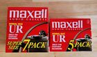 MAXELL UR90 NORMAL BIAS BLANK AUDIO CASSETTES 90 MINUTES UR-90 12 Pack Sealed