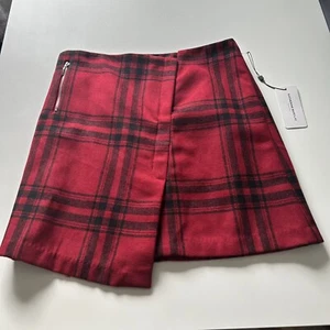 Katherine Barclay Montreal Damen rot schwarz kariert Rock Größe 6 - Bild 1 von 8