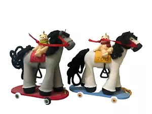 6 Assorted Pony For Christmas Hallmark Ornament Series - No Box - 2 Repaints - Picture 1 of 4
