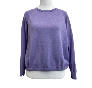 Suéter Pullover Informal Gorman 100% Algodón Orgánico Lavanda Púrpura Talla S  - Imagen 1 de 12