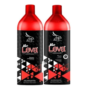 ZAP ME LEVA KIT TRATTAMENTO CAPELLI CHERATINA BRASILIANA 2X1000ml 35oz - Foto 1 di 2