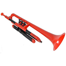 pBone PTRUMPET1R Plastic Trumpet Outfit in Red