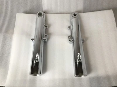 Harley TOURING ELECTRA GLIDE 2000 -2013 FLHR FLHX Chrome Fork Legs EXCHANGE - Image 1 of 4