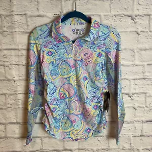 IBKUL NWT Women’s Mariel 1/4 Zip Golf Tennis Athleisure Top Size XS - Picture 1 of 10