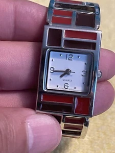 AVON CUFF WATCH SHADES OF Red And Purple - Picture 1 of 6