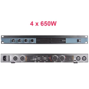 4 Channel Digital Power Amplifier 5200 Watts Two Passages Stereo Speaker AMP - Picture 1 of 14