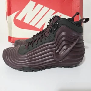 Nike ACG Lunardome 1 Sneakerboot 654867-669 Deep Burgundy Red Black Men 8 Shoes - Picture 1 of 7