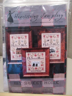Nuevo KIT de punto de cruz contado Heartstring Samplery MY SWEET HOME Foto 1 de 3