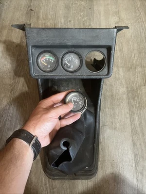 Consola de calibre de palanca de cambios central negra OEM VW MK1 Cabriolet Foto 1 de 4