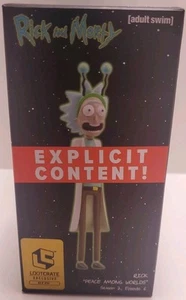 RICK & MORTY "Peace Among Worlds" Rick Sanchez LootCrate New Gold Version - Picture 1 of 8
