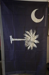 NEU South Carolina Staatsflagge 3' x 5' Messing Ösen Innen Außen Flagge - Bild 1 von 1