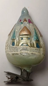 Soviet glass Christmas ornament, USSR New Year decor, Tsar-Grad - Picture 1 of 6