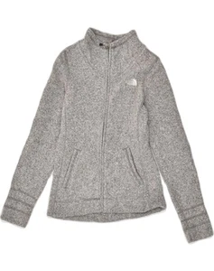 THE NORTH FACE Womens Tracksuit Top Jacket UK 6 XS Grey Polyester LR01 - Picture 1 of 4