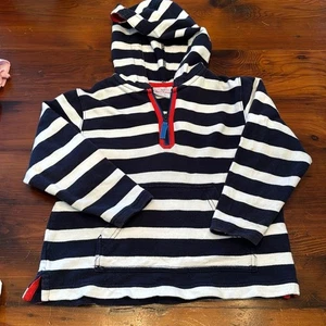Hanna Andersson striped hoodie size 110 US Size 5 - Picture 1 of 7