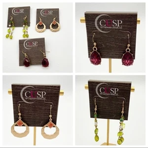 Nuevo juego de pendientes colgantes Cusp de Neiman Marcus de 3 piezas - Imagen 1 de 8