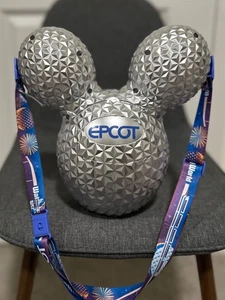 Disney Parks 2025 Epcot Spaceship Earth Mickey Balloon Light-Up Popcorn Bucket - Picture 1 of 8