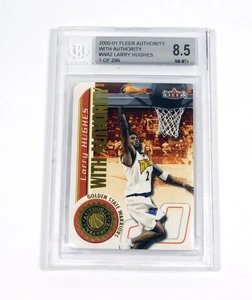 2000-01 Fleer Authority Larry Hughes #WA2 With Authority 1 of 299 BGS 8.5 - Picture 1 of 2
