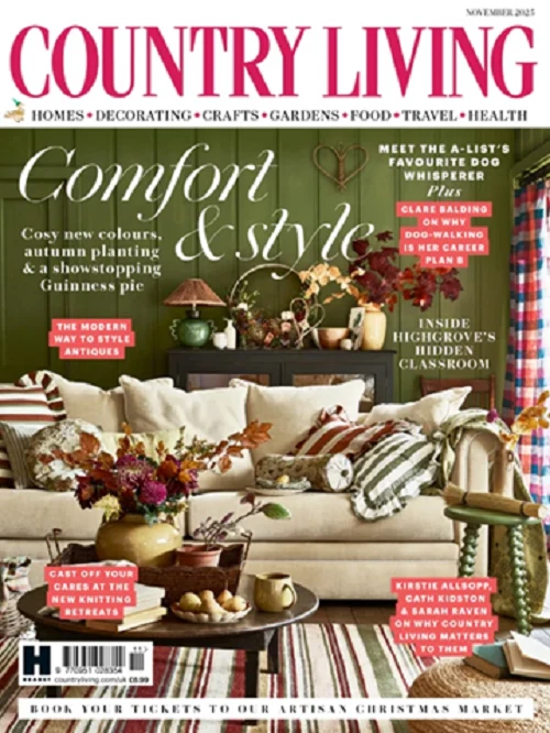 Country Living UK – November 2025 Magazine Free Shipping Brand New