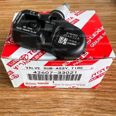 1x Genuine OEM PMV-107J 42607-33021 TIRE PRESSURE SENSOR TPMS For Scion Lexus Foto 1 de 4