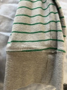 Tony Hawk Vintage Y2K Green & Grey Striped Skater Shirt Hoodie Size Men’s Medium - Picture 1 of 7