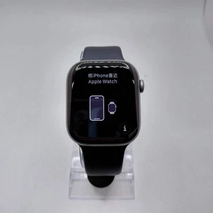 GPS Only Apple Watch Series 11 46MM Silver Aluminum Black Sport Band MEUX4LW/A - Picture 1 of 7