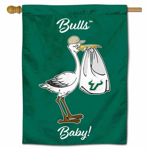 University of South Florida New Baby Gift Decorative House Flag Cover