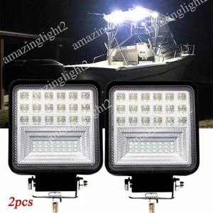 2pcs 120W 4" INCH LED Marine Spreader Deck/Mast Work lights For boat Flood Light - Picture 1 of 9