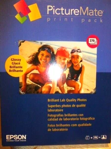 Epson PictureMate T5570-270 Print Pack Kit Brand New Sealed - Picture 1 of 2