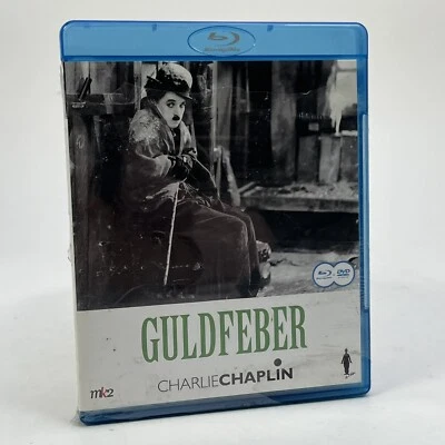 Charlie Chaplin - The Gold Rush Blu-Ray & DVD Edition Guldfeber Region B - New - Image 1 of 4