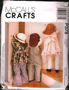 Muñecas de peluche con patrón de costura artesanal P378 McCalls 36" tiempo de espera para niños - Imagen 1 de 2