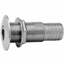 Attwood S.Steel Thru-Hull Standard Straight Barbed 1-1/2" Inner Diameter 66551-3