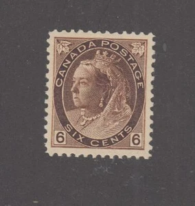 CANADA # 88 VF-MNH 6cts NUMERAL ISSUE WITH CERTIFICATE CAT VALUE $900 - Picture 1 of 1