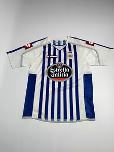 camiseta fútbol DEPORTIVO LA CORUÑA home LOTTO 2008 #24 SAND t.L (10/10) - Picture 1 of 4