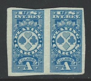Bigjake: RF-11, 7 or 8 cent Playing Cards imperf pair - Picture 1 of 2
