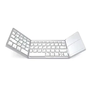 foldable touchpad Bluetooth keyboard Portable Rechargeable for iOS Win Android - Picture 1 of 10