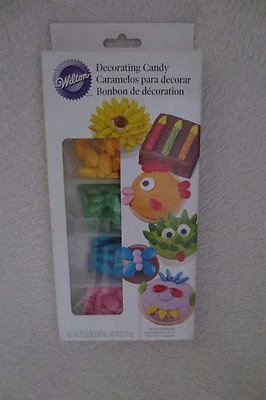 Caramelos decorativos Wilton para pasteles, cupcakes añaden detalles divertidos a pasteles nuevos  Foto 1 de 4
